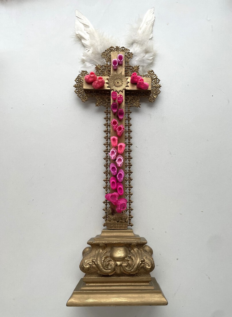 Assemblage ‘Voetsporen’