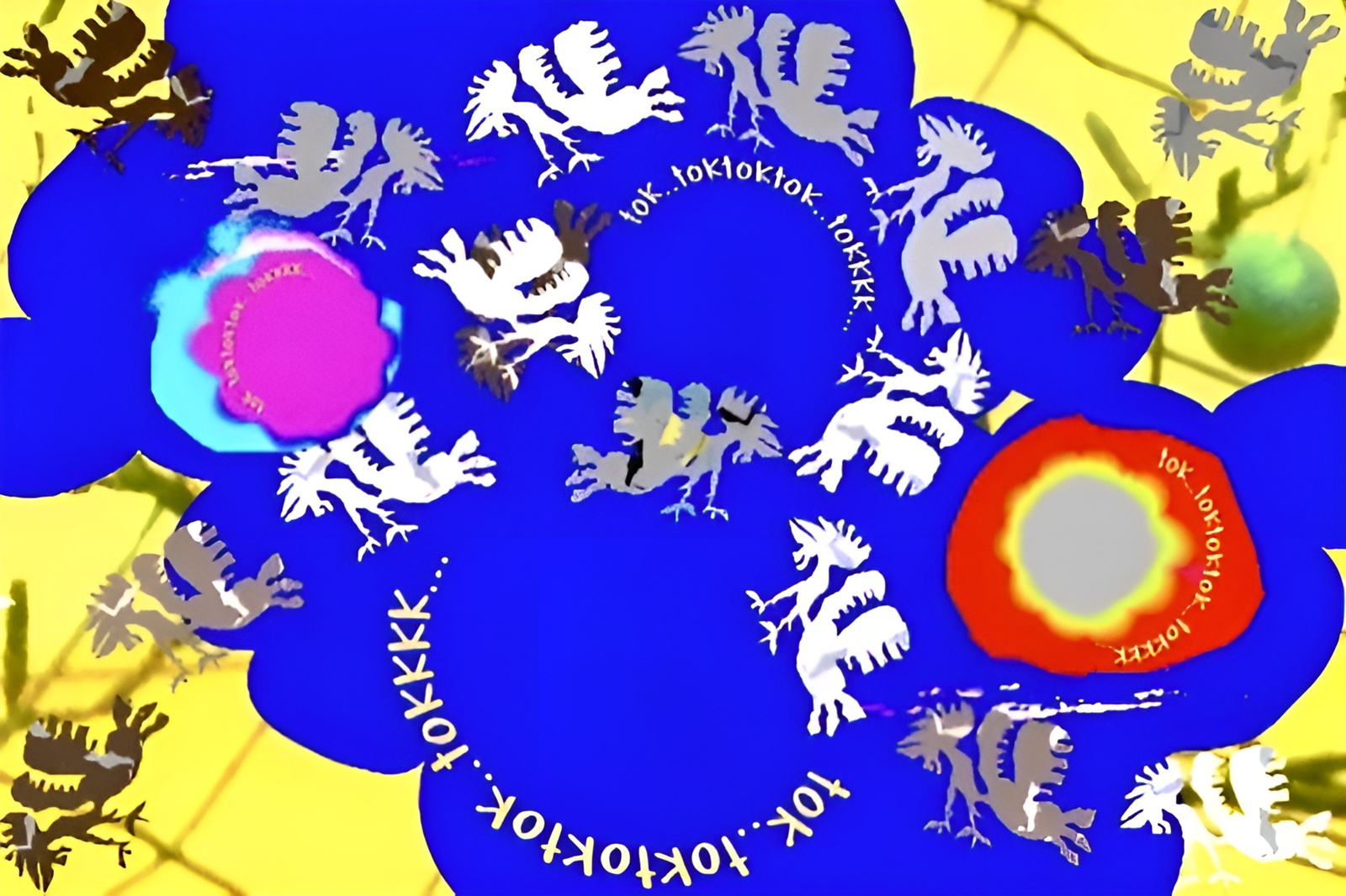 ‘chickens dancing in the air’