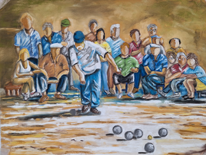 Tekeningen gemaakt met pastelpotloden en softpastels