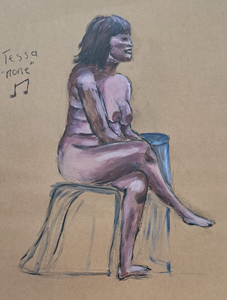 Model tekenen en schilderen bij Atelier C3