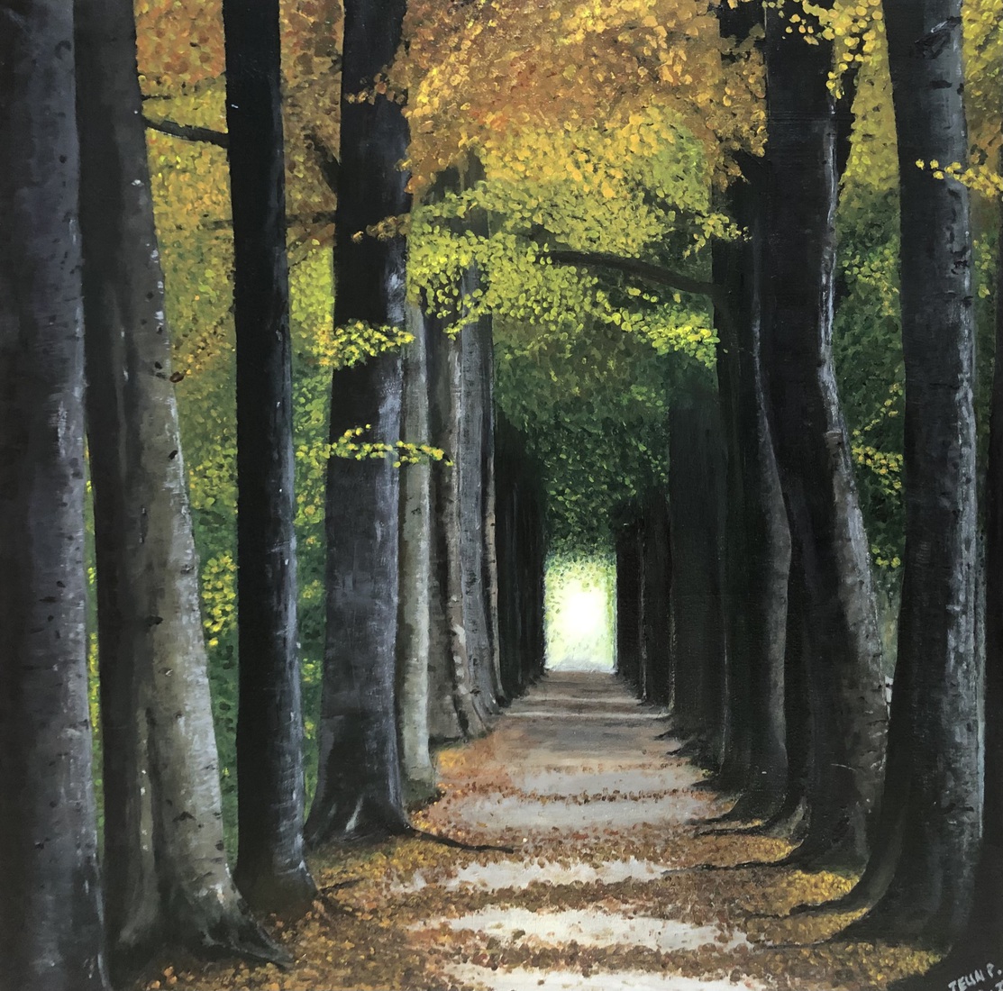 Laantje in de herfst.