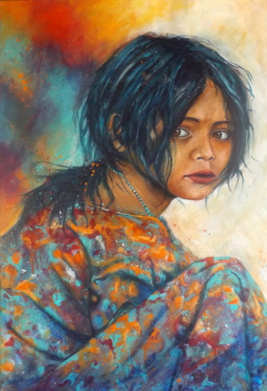 Meisje uit Zuid Amerika