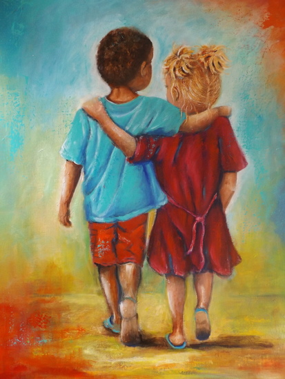 Vriend en vriendinnetje