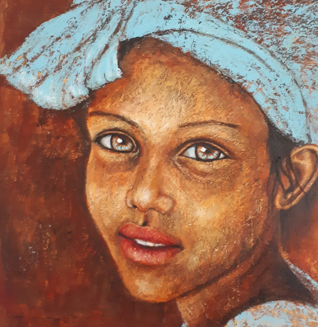 Meisje met hoofddoek