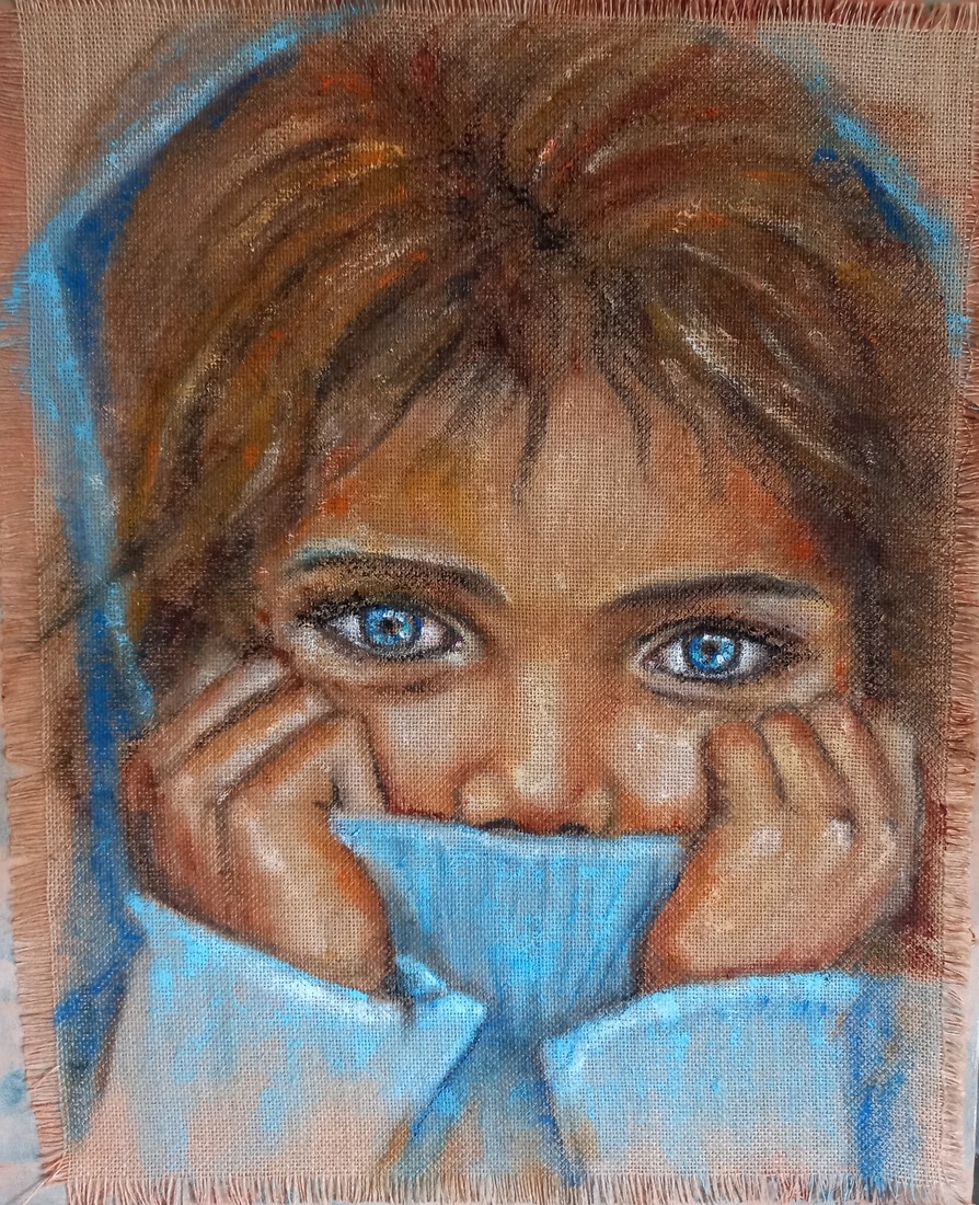 Portret  2 Mixed media