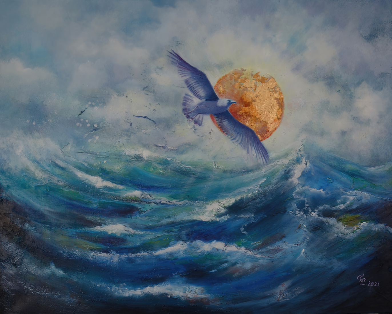 De tocht van de meeuw