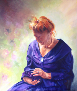 Portretten in olieverf.