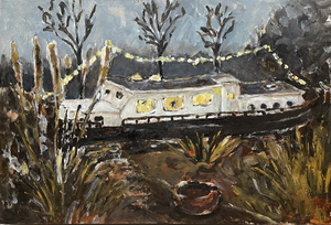 Water, sfeer, beweging, bootjes in hun omgeving, natuur, stad