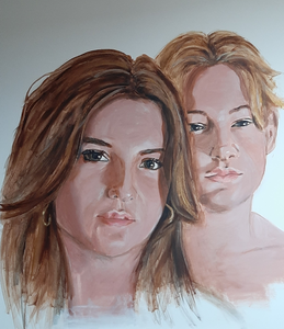 Ik werk hoofdzakelijk in opdracht, waarbij ik het belangrijk vindt om de expressie van de geportretteerde te vinden en perfect vast te leggen.