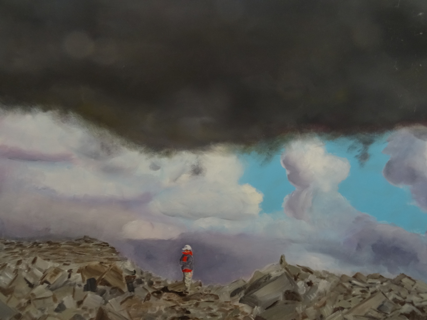 Dreigende wolken in de Jotemheimer (Noorwegen)