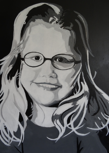 Portretschilderen is een mooie uitdaging. Ik zoek het liefst naar niet-alledaagse vormen.