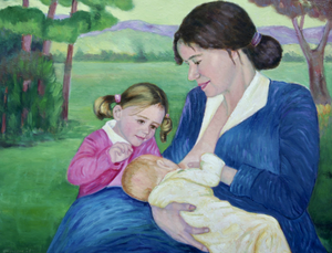 Schilderijen van Caroline de Bievre