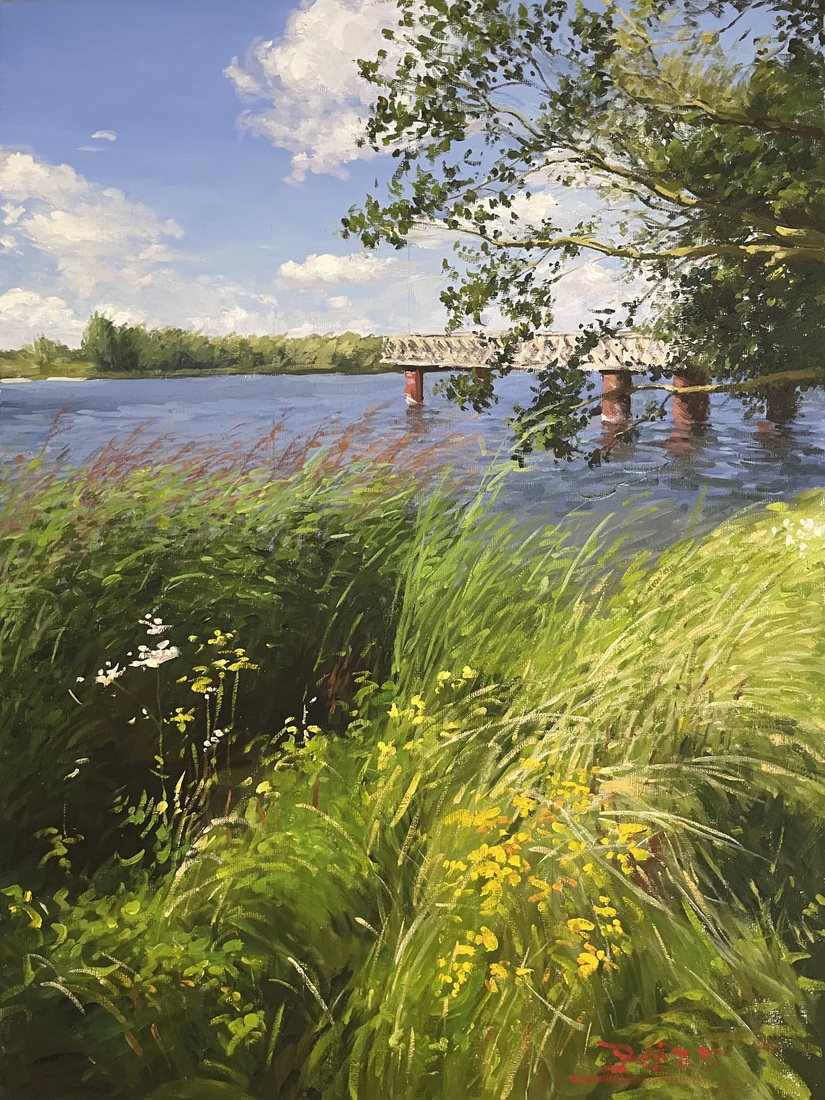 Brug onderweg naar Loevestein
