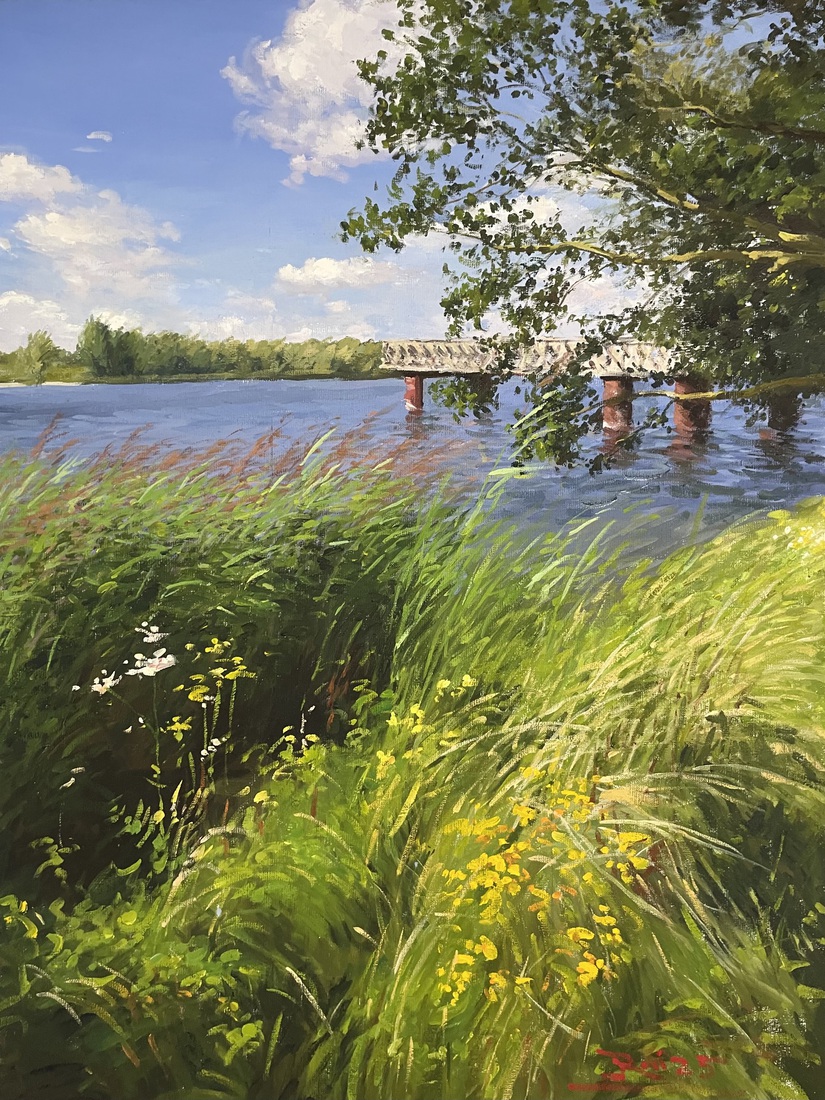 Brug onderweg naar Loevestein