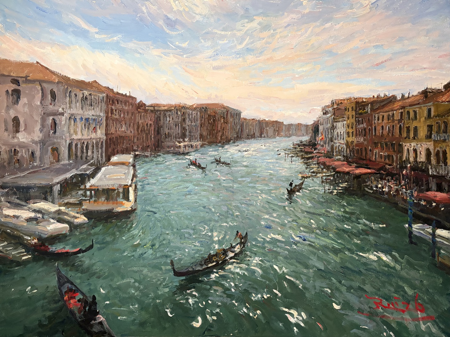 The Grand Canal from Ponte di Rialto