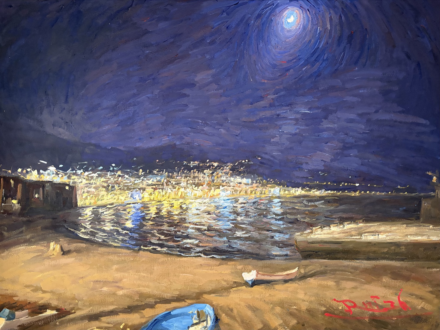 Maanlicht van Cefalù