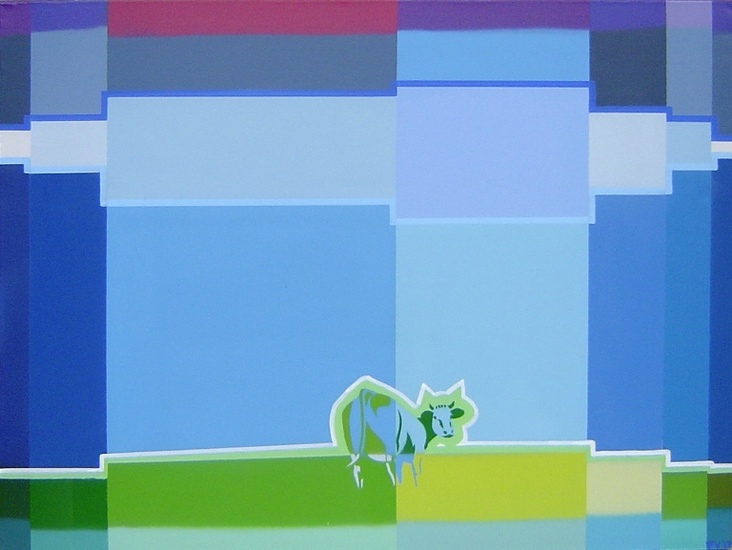 Landschap met koe II