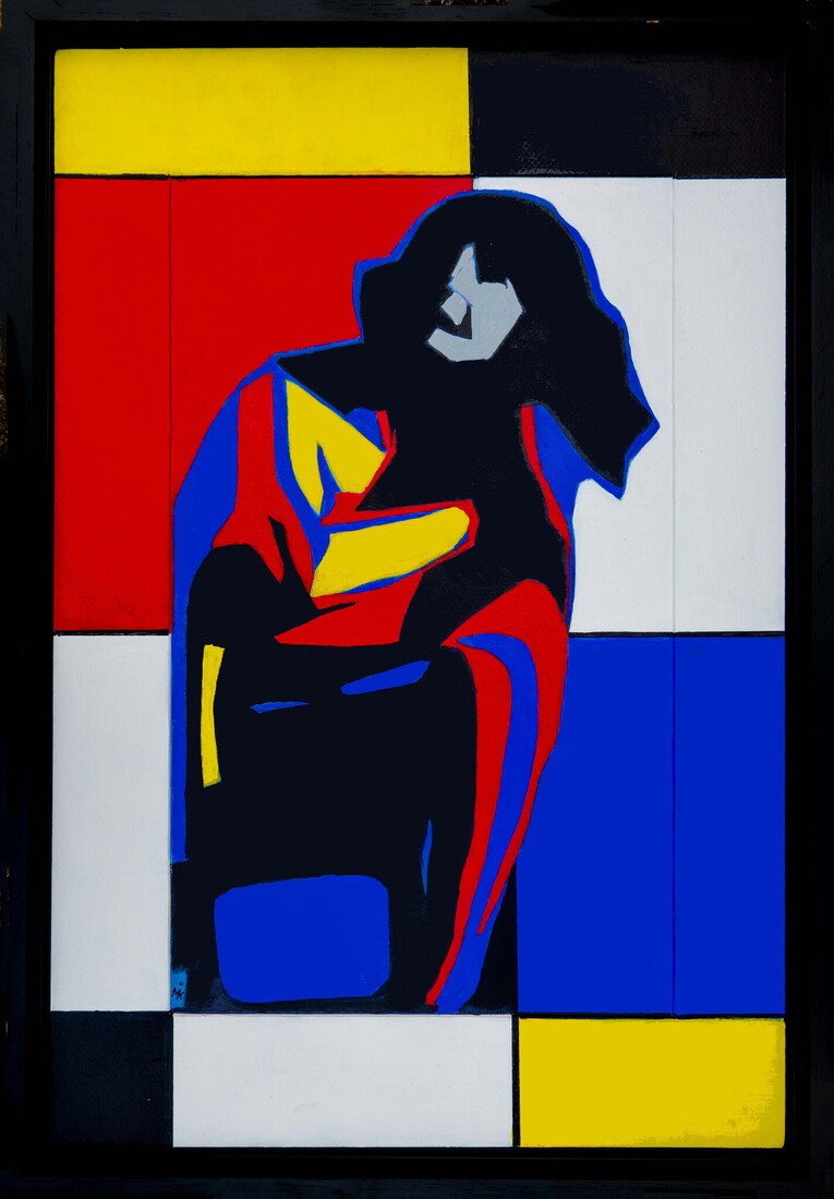 Mondriaan dame