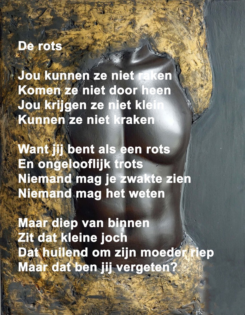 De Rots met gedicht