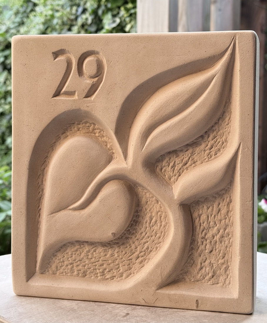 Huisnummer relief