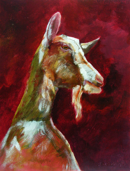 acrylic he-goat