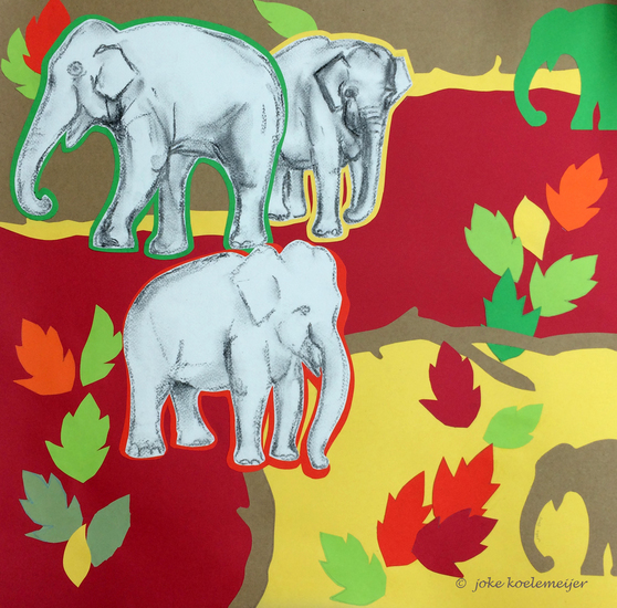 collage olifanten