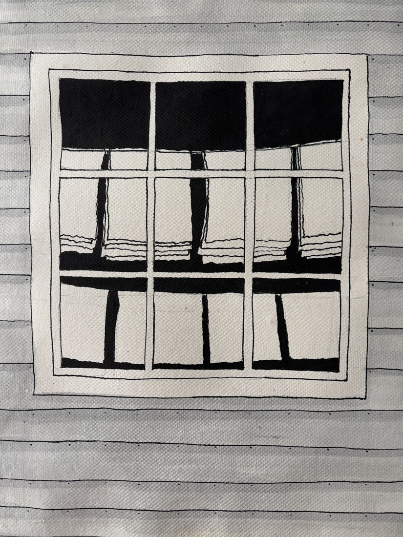 Zaans Bord hangt te drogen