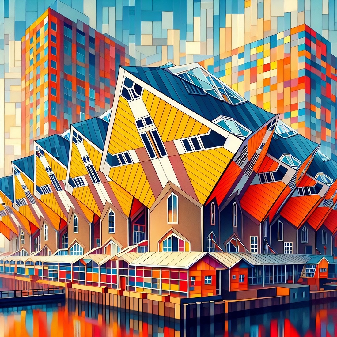 R007 - Rotterdam Blaak Cube houses