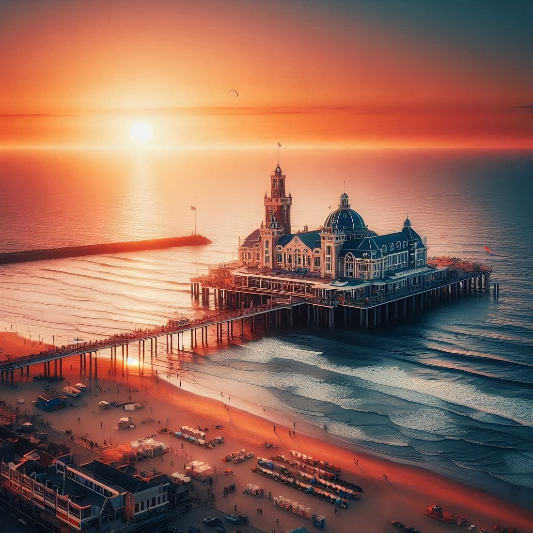 Schv003 - Scheveningen Kurhaus at Sea