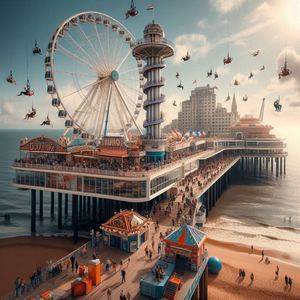 Ai art - Famous landmarks in the Netherlands