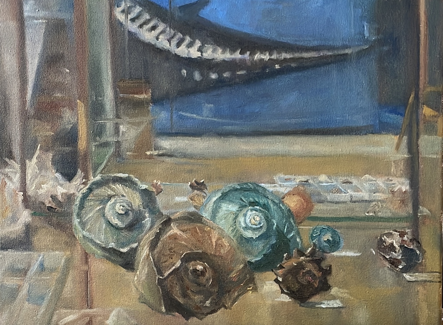 In het museum