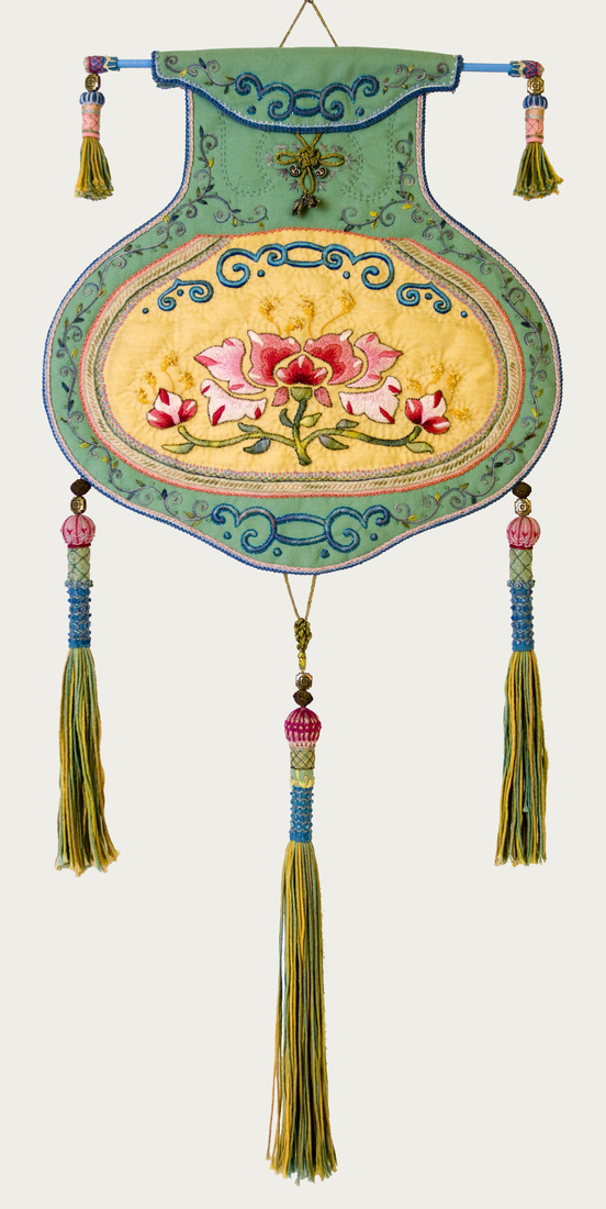 Wandobject chinese bloem