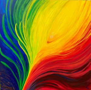 De directe waarneming vanuit de natuur vormt vaak het uitgangspunt, ik laat me leiden door wat er op het doek ontstaat, er ontstaat een nieuwe werkelijkheid, vaak een samenvoeging tussen figuratie en abstractie.