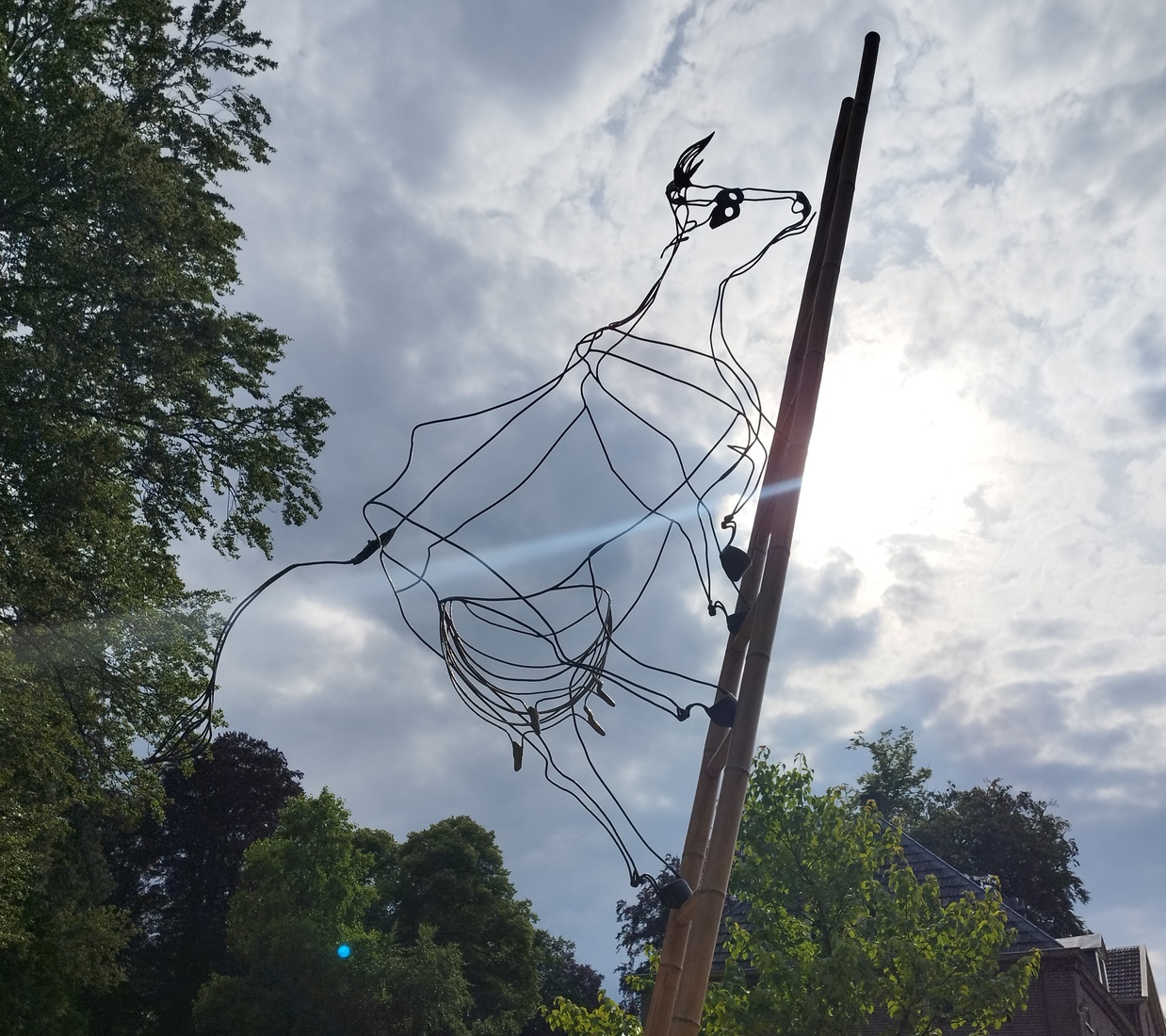 Historisch perspectief (koe op ladder)