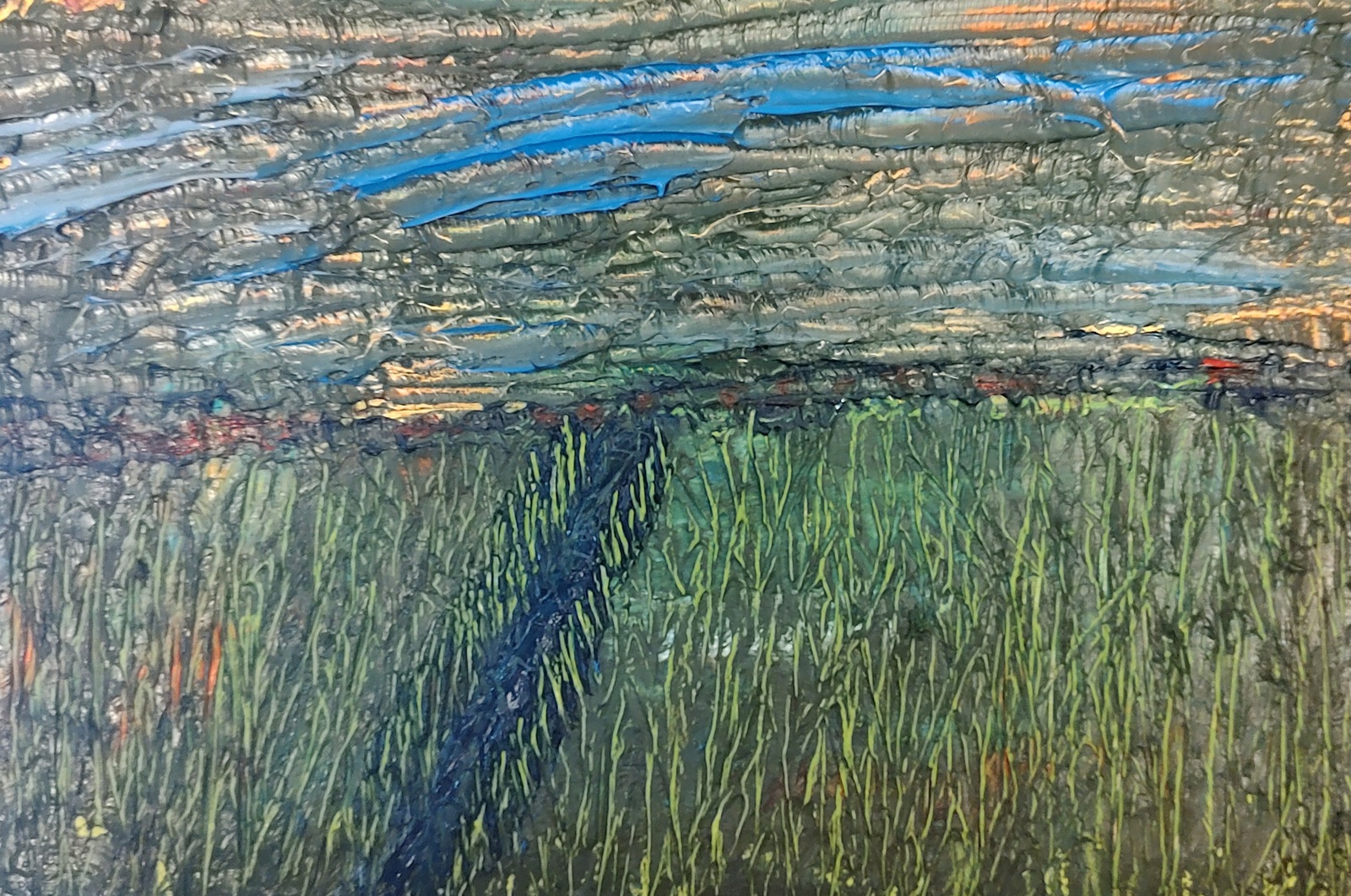 Variatie op een landschap (naar Sjoerd de Vries): De leafde giet út nei droech 