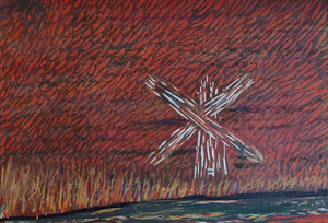 Lino en mixed media