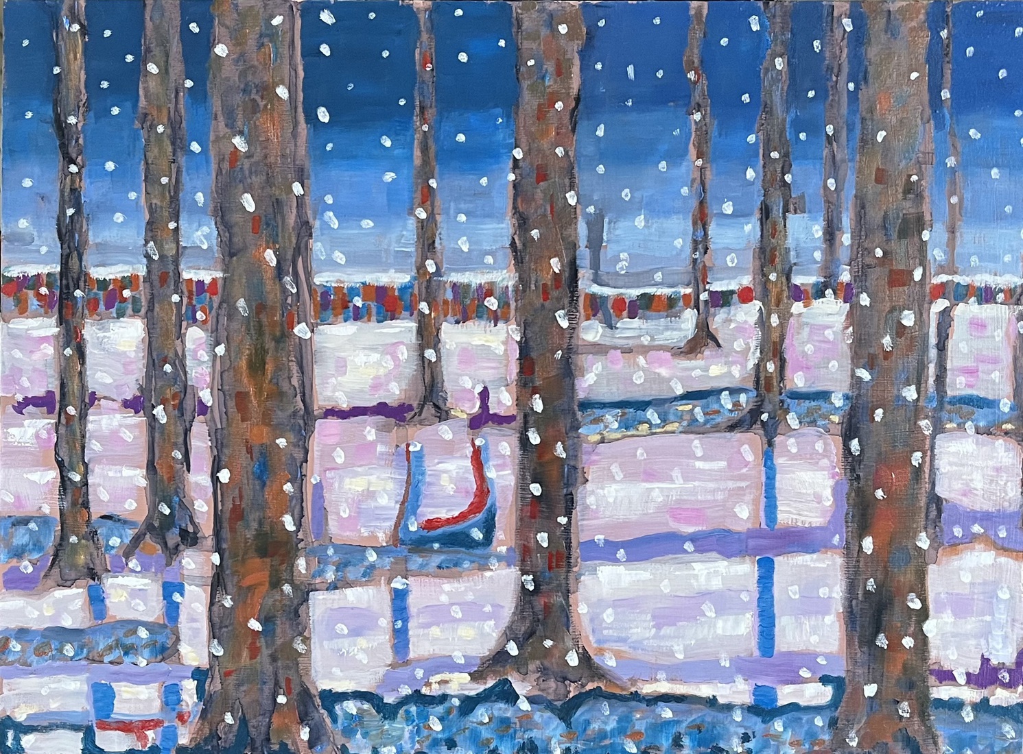 Winter op 10 januari