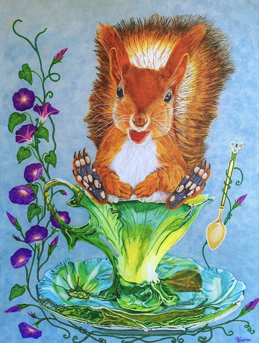 Mrs. Nutz’ Crazy Morning Glory Tea Party