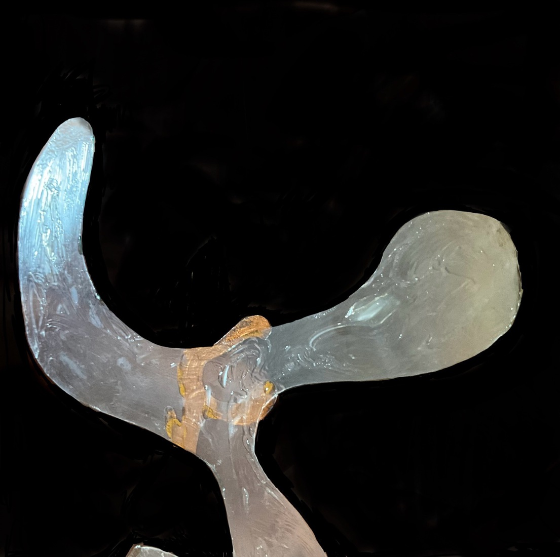 Half note in motion.